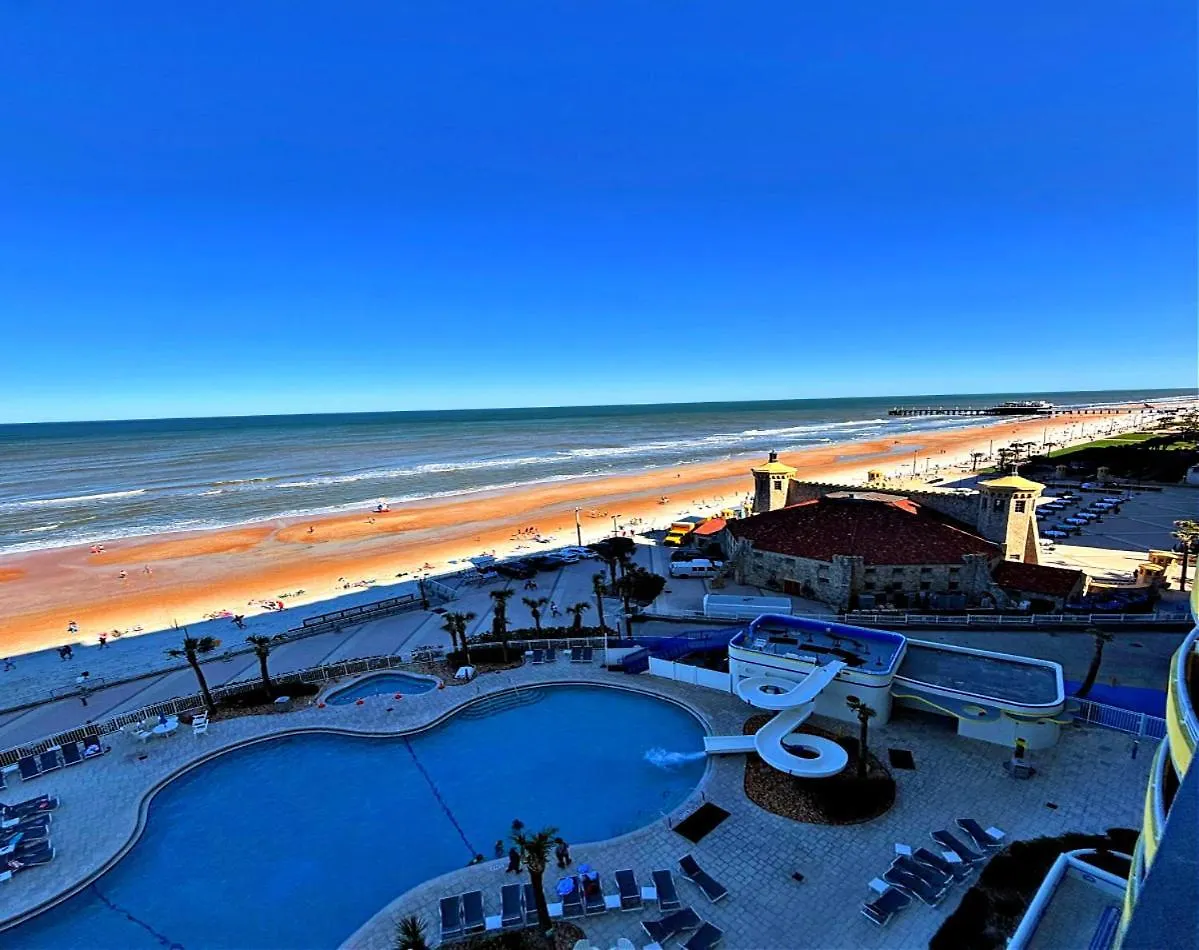 Vacation In Comfort And Luxury - 1 Bedroom Direct Oceanfront - Wyndham Ocean Walk Resort 1007 Daytona Beach