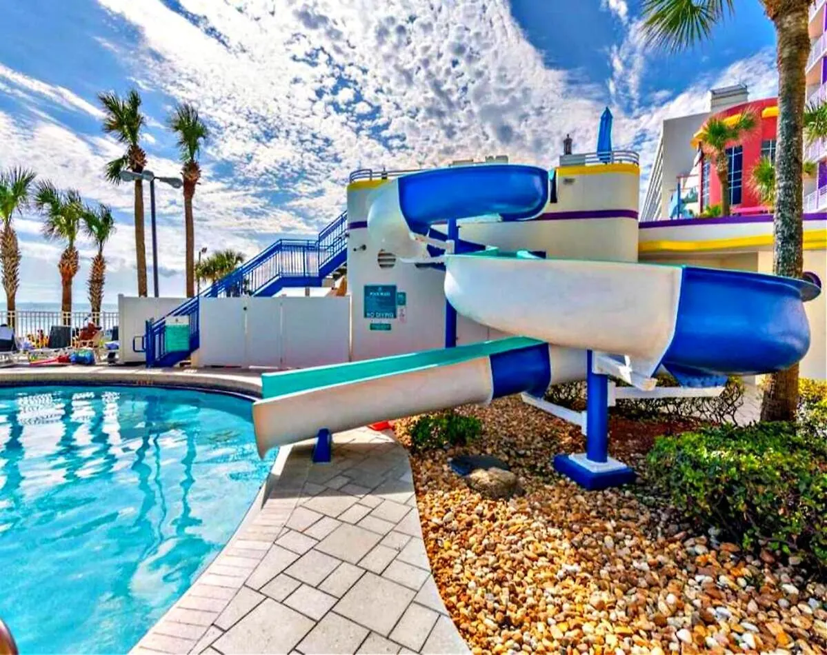 Vacation In Comfort And Luxury - 1 Bedroom Direct Oceanfront - Wyndham Ocean Walk Resort 1007 Daytona Beach