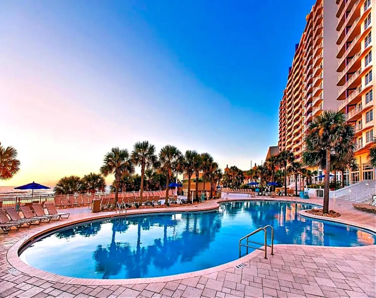 Vacation In Comfort And Luxury - 1 Bedroom Direct Oceanfront - Wyndham Ocean Walk Resort 1007 Daytona Beach Apartment