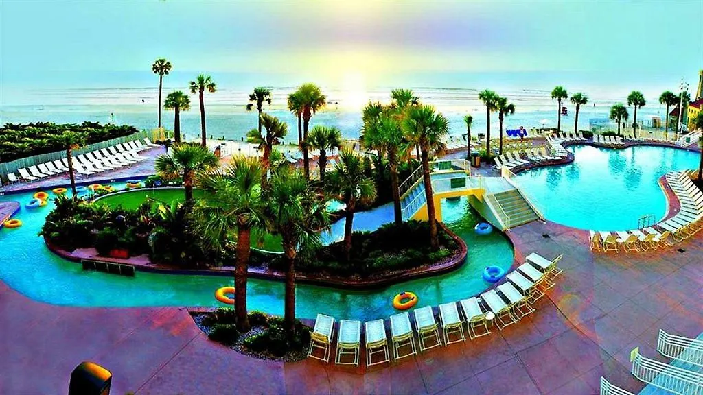 Vacation In Comfort And Luxury - 1 Bedroom Direct Oceanfront - Wyndham Ocean Walk Resort 1007 Daytona Beach